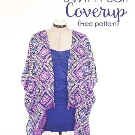 Kimono Swim Suit Cover Up (one size fits most)