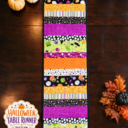 Strip Pieced Table Runner Pattern
